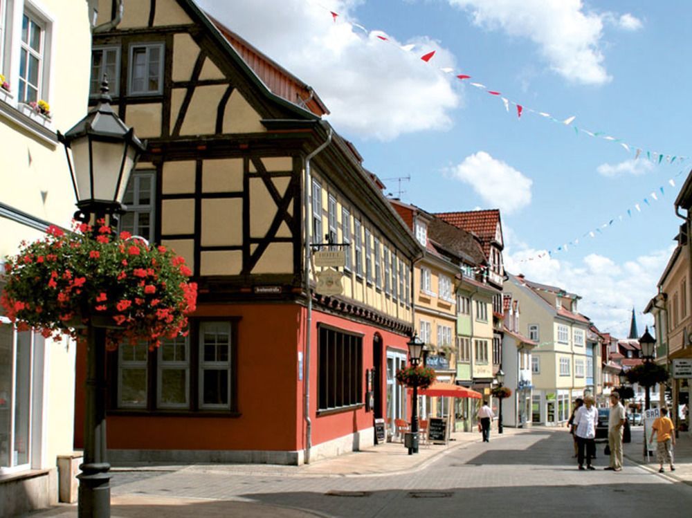 Muehlhaeuser Hof Und Stadtmauer มึลเฮาเซน ภายนอก รูปภาพ