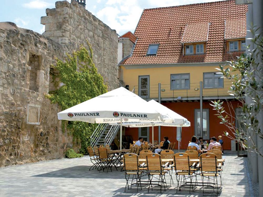 Muehlhaeuser Hof Und Stadtmauer มึลเฮาเซน ภายนอก รูปภาพ